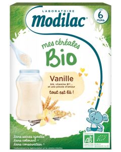 Modilac Céréales Bio Vanille 250 g