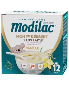 Modilac Expert Mon Premier Dessert Vanille 12 mois
