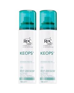 Roc Keops Déo Spray Sec 24H 2x150 ml