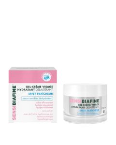 Sensibiafine Gel-Crème Visage Hydratant Désaltérant Effet Fraîcheur 50 ml