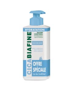 CicaBiafine Baume Corporel Hydratant Quotidien 2x400ml