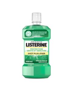 Listerine Protection Dents Gencive Gout plus Léger 500 ml