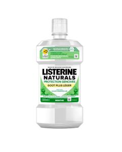 Listerine Bain de Bouche Naturals Protection Gencives Goût Plus Léger 500ml