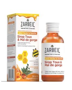 Zarbeil Sirop Toux & Mal de Gorge 150 ml