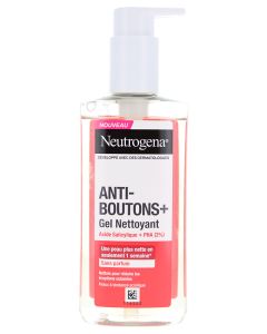Neutrogena Anti-Boutons+ Gel Nettoyant Sans Parfum 200ml