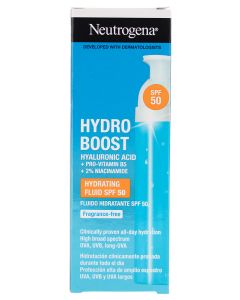 Neutrogena Hydro Boost Fluide Hydratant Sans Parfum SPF50 50ml