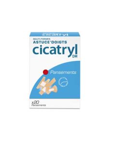 Cicatryl Dm Astuce'Doigts, 20 Pansements Multiformes