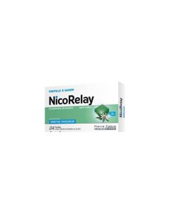 Nicorelay Pastilles à Sucer à Base d'Extrait de Passiflore et de Zinc  x24