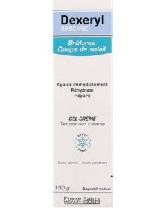 Dexeryl Gel-Crème Brûlures et Coups de Soleil 150 g