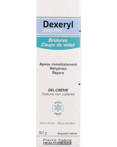Dexeryl Gel-Crème Brûlures et Coups de Soleil 50 g