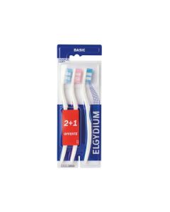  Elgydium Brosse à Dent Basic Souple Offre Spéciale Trio