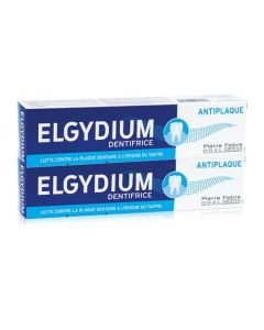 Elgydium Dentifrice Anti-plaque 2x75 ml