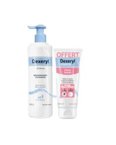 Dexeryl Crème 500 g + Dexeryl Essentiel Crème Lavante 200 ml Offert