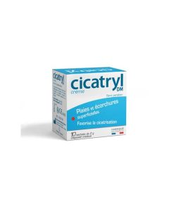 Cicatryl Dm Crème Pour Plaies et Écorchures Superficielles 10 Sachets 2 g