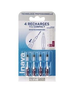 Inava Trio Compact Brossettes Recharge Violet x3