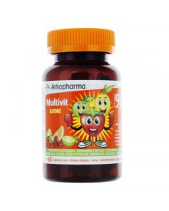 Arkopharma Multivit Azinc 60 gommes 