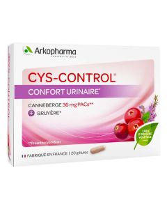 Arkopharma Cys-Control Confort Urinaire Canneberge 20 gélules