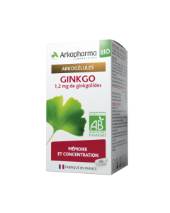 Arkopharma Arkogélules Bio Ginkgo 45 gélules