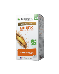 Arkopharma Arkogélules Bio Ginseng 45 gélules