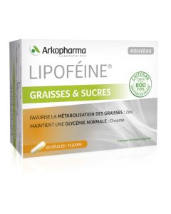 Arkopharma Lipoféine Graisses & Sucres 60 gélules