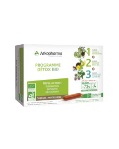 Arkopharma Arkofluides Programme Détox Triple Action Bio 30 Ampoules