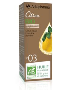 Arkopharma Huile Essentielle de Citron Bio 10ml