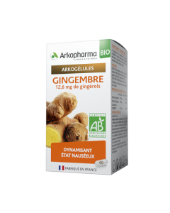 Arkopharma Arkogélules Bio Gingembre 40 gélules