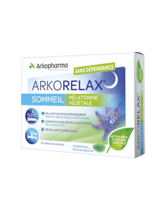 Arkopharma Arkorelax Sommeil Mélatonine Végétale 15 comprimés