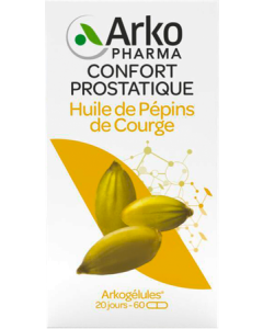 Arkopharma Arkogélules Huile Pépins de Courge Bio Gélules x60