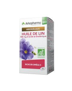 Arkopharma Arkogélules Bio Huile de Lin 60 gélules