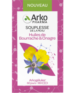 Arkogelules Huile Bourrache Huile Onagre Capsule 180