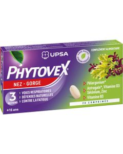 Phytovex Nez Gorge 3 Actions 20 Comprimés