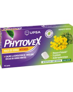 Phytovex Pastilles Maux de Gorge Intenses x20