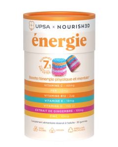 UPSA Nourished Gummies 7 en 1 Energie 30 gummies