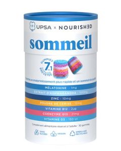 UPSA Nourished Gummies 7 en 1 Sommeil 30 gummies