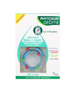 Phytosun Arôms Bracelet Roll & Clips Anti-Moustiques dès 3 ans