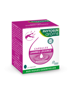 Phytosun Arôms Capsules Jambes Légères aux Huiles Essentielles 30 capsules