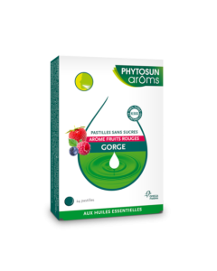 Phytosun Arôms Gorge Arôme Fruits Rouges 24 pastilles sans sucre 