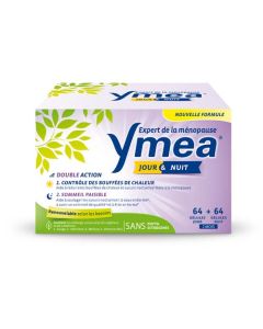Ymea Ménopause Bouffées de Chaleur et Sommeil 128 Gélules