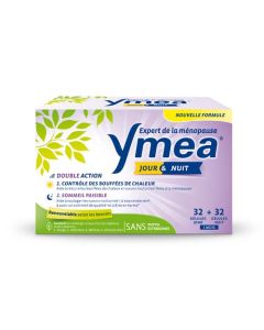 Ymea Ménopause Bouffées de Chaleur et Sommeil 64 Gélules