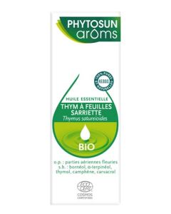 Phytosun Arôms Huile Essentielle Bio Thym à Feuilles Sarriette 10 ml