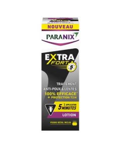 Paranix Extra Fort 5 Minutes Lotion Anti-Poux et Lentes + Peigne 100 ml