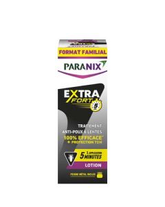 Paranix Extra Fort 5 Minutes Lotion Anti-Poux et Lentes + Peigne 200 ml