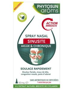 Phytosun Arôms Spray Nasal Sinusite Aigüe et Chronique 50mg