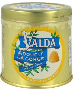 Valda Gommes Miel Citron Adoucit La Gorge 140g