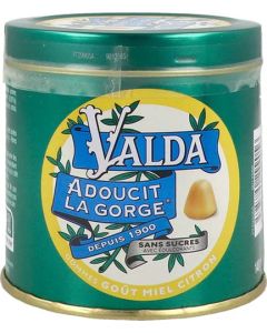 Valda Gommes Sans Sucres Miel Citron Adoucit La Gorge 140g