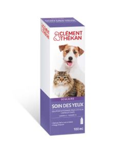 Clément Thékan Solution Nettoyante Yeux Chien Chat 100 ml