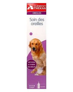 Clément Thékan Soin des Oreilles Pour Chien et Chat 100ml