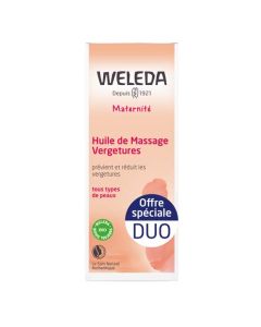 Weleda Duo Huile de Massage Vergetures 2 x 100 ml