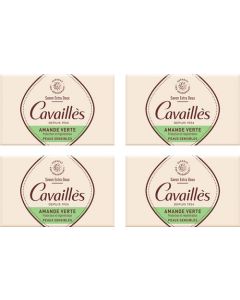 Rogé Cavaillès Savon Extra Doux Amande Verte Surgras Actif 4x250g